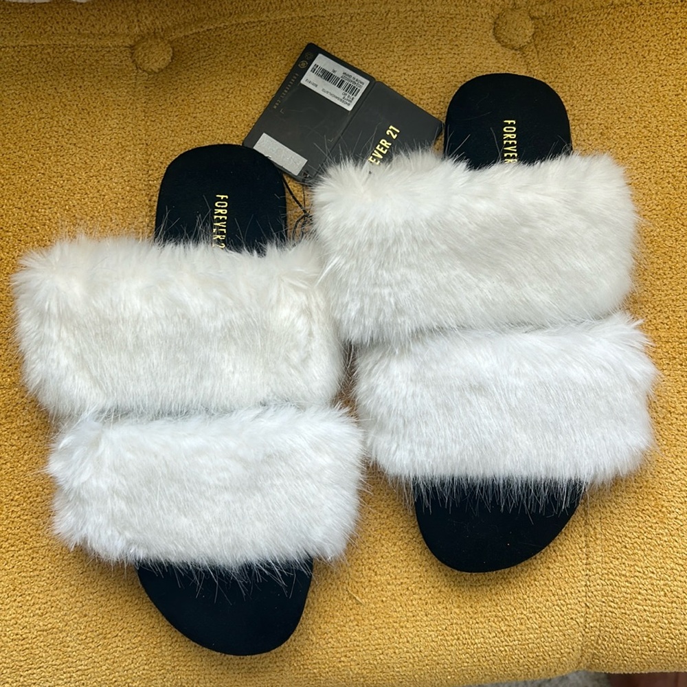 Faux Fur Slippers